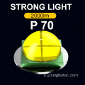 L&#39;alluminio ricaricabile ultra luminoso 2000lm lounamp zoomable